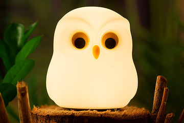 HuggNest™  Cute Owl Squishy Night Light - Gentle Glow with Wise & Cozy Charm🦉