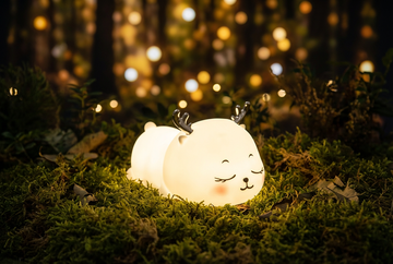 HuggNest™ Little Deer Squishy Night Light - Gentle Glow with Forest Charm 🦌