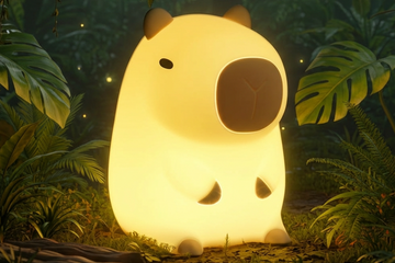 HuggNest™ Capybara Squishy Night Light - Gentle Glow of Comfort & Charm ✨