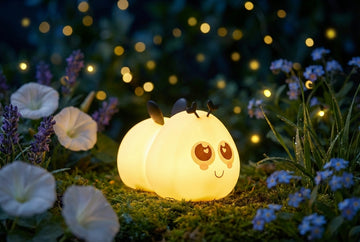 HuggNest™ Little Bee Squishy Night Light - Gentle Glow with Sweet Charm 🐝