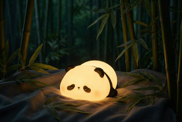 HuggNest™ Cute Panda Squishy Night Light - Gentle Glow with Cozy Panda Charm🐼