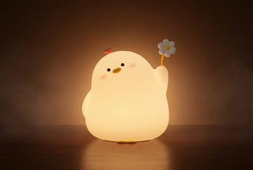 HuggNest™  Cute Chicken Silicone Night Light - Gentle Glow with Sunny Farm Charm 🐔