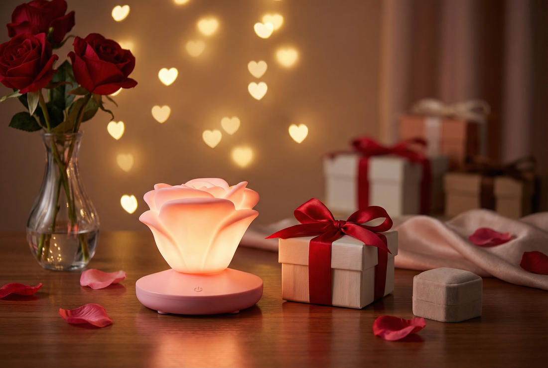 Mini Rose Night Light - Gentle Bloom of Love & Light🌹💗