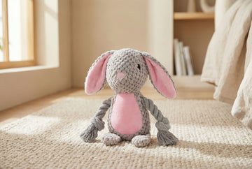 Large Interactive Plush Sound Toy for Dogs & Cats - Tug, Chew & Squeak Fun🐾