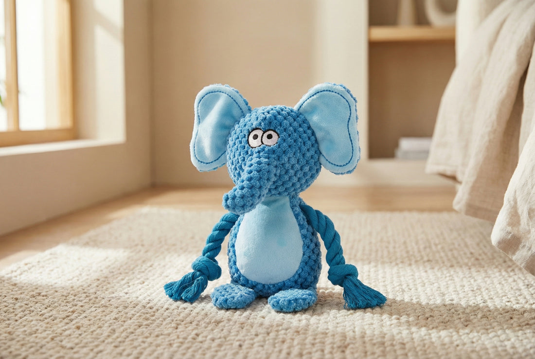 Large Interactive Plush Sound Toy for Dogs & Cats - Tug, Chew & Squeak Fun🐾