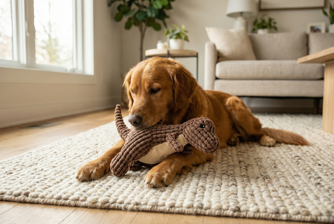 Indestructible Dinosaur Plush Dog Toy - For Heavy Chewers & Endless Play🦖