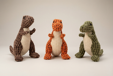 Indestructible Dinosaur Plush Dog Toy - For Heavy Chewers & Endless Play🦖