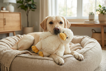 Soft Plush Duck Dog Toy – Gentle Bite & Comfort Companion🦆