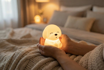 HuggNest™ Puppy Silicone Squishy Night Light -  Gentle Glow with Irresistible Charm 🐶