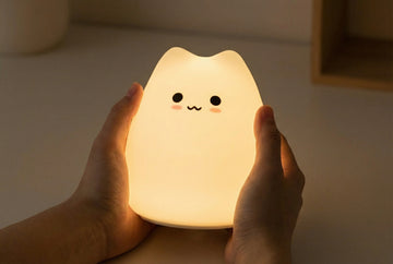 HuggNest™  Stretchy Cat Squishy Night Light  - Gentle Glow with Playful Comfort 🐱