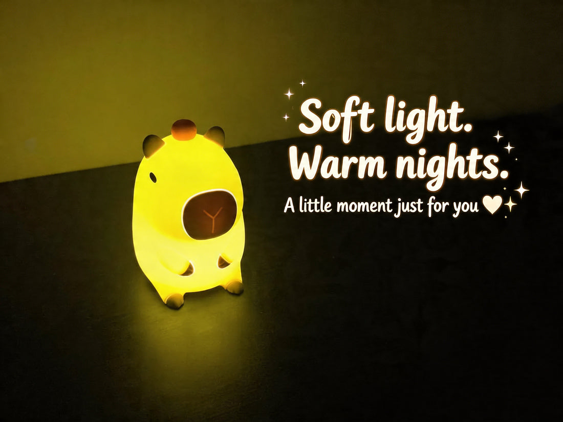 HuggNest™ Capybara Squishy Night Light✨