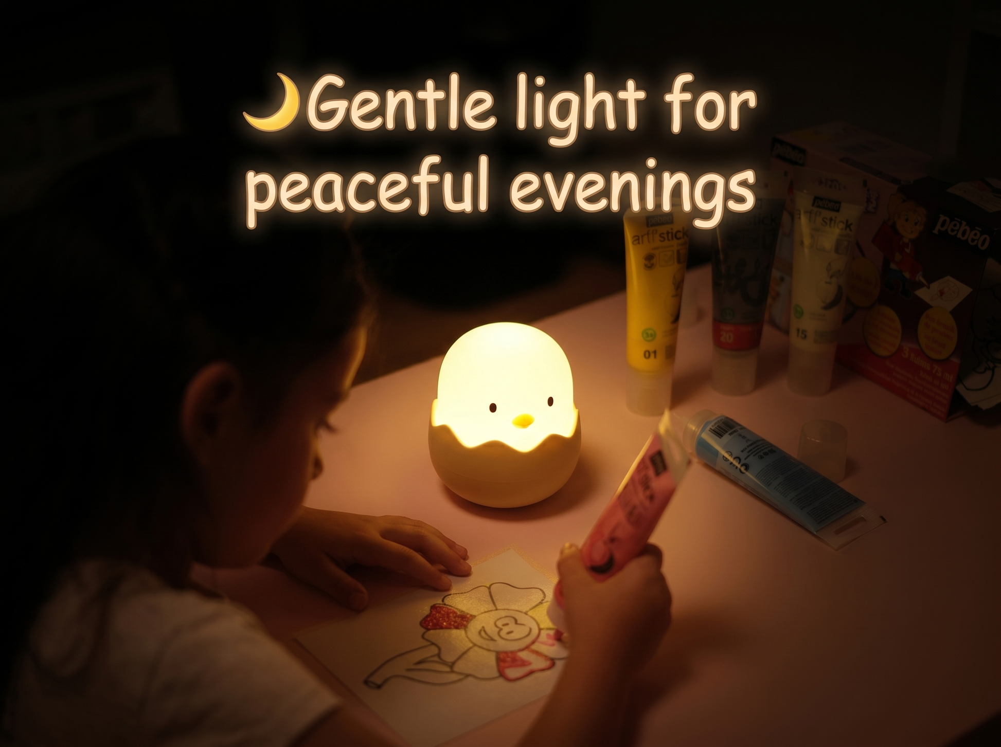 HuggNest - HuggNest™ Cute Egg Shell Chicken Squishy Night Light🐣